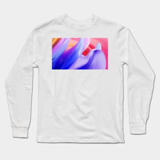 splashing color wave Long Sleeve T-Shirt